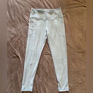 Victoria's Secret Light Blue Mid-Rise Leggings